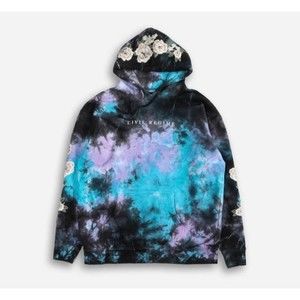 Civil Regime White Roses Jokers Vault Hoodie - XL